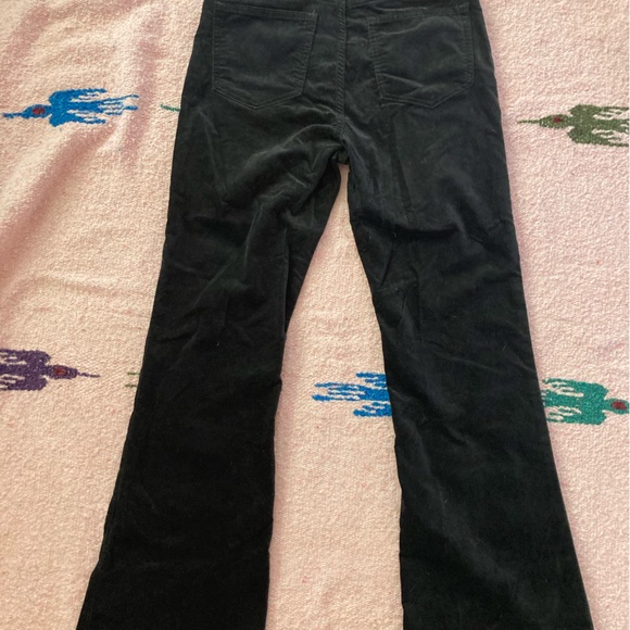 Gap black velvet 70s flare high rise jeans - Picture 3 of 5